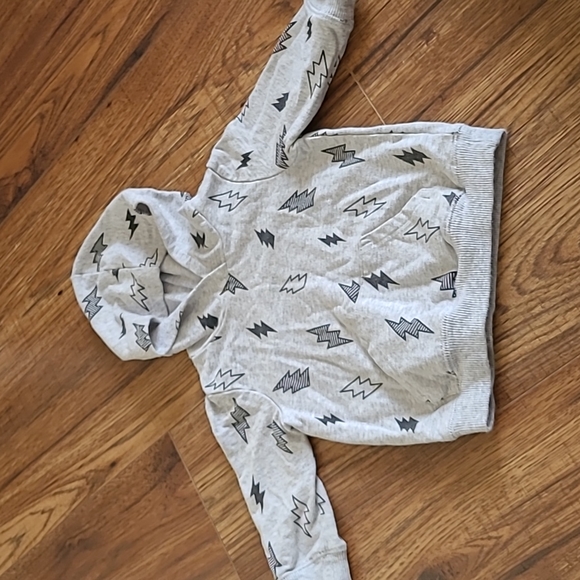 Baby Hoody with Lightening Bolts - Picture 2 of 6